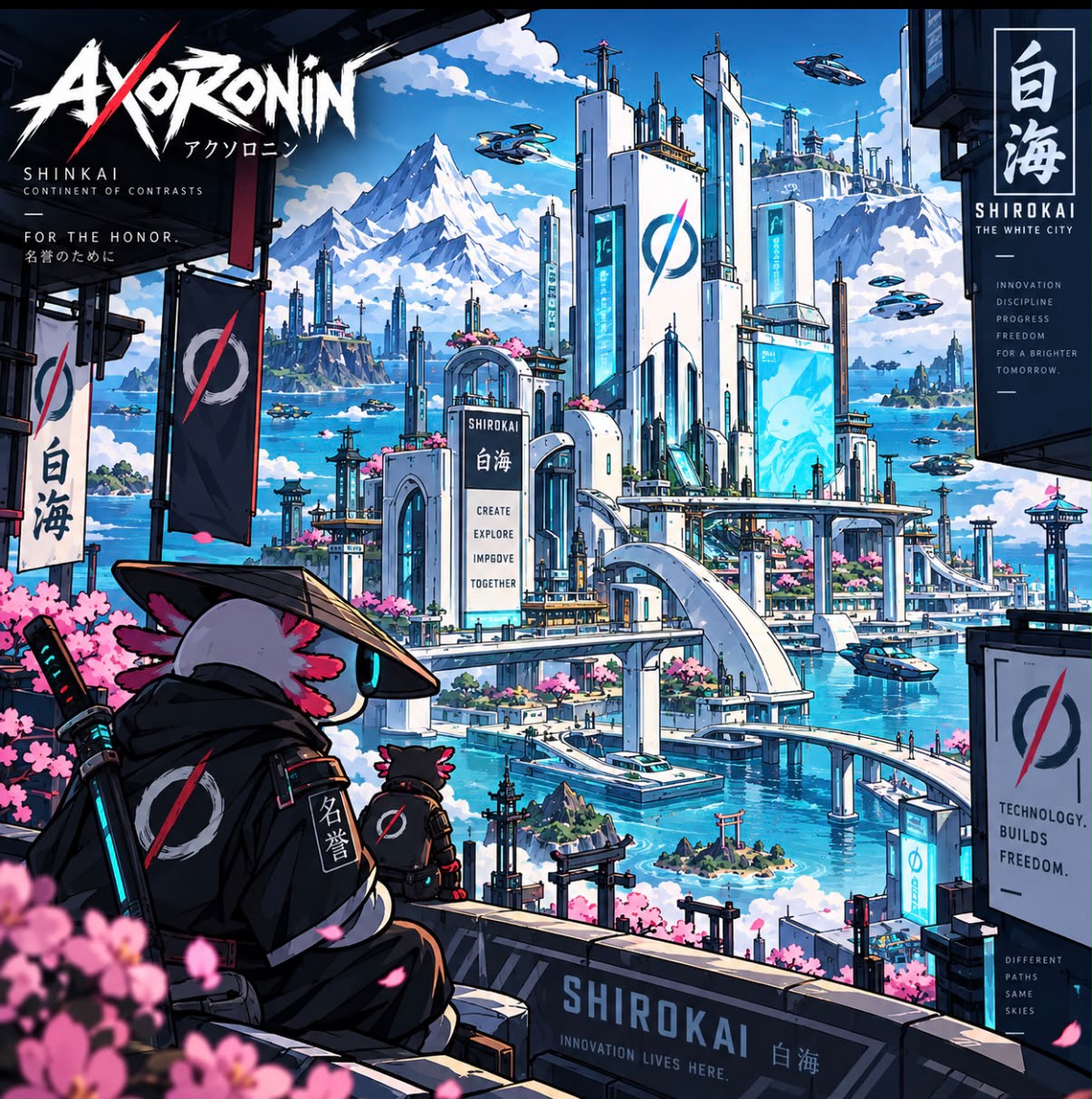 Shirokai, the white city